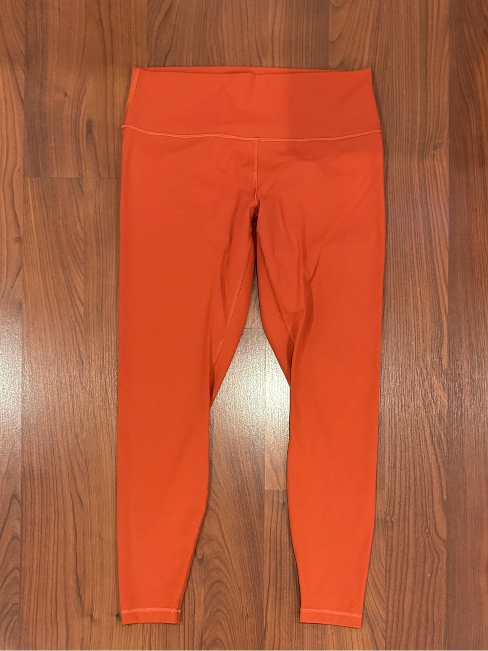 Lululemon Orange Wunder Under Leggings size 14